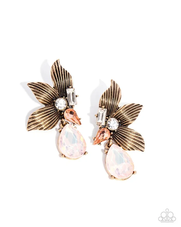 Paparazzi Jewelry Paparazzi Earring Showstopping Symphony Orange Earrings Paparazzi Jewelry Paparazzi Earring Showstopping Symphony Orange Earrings
