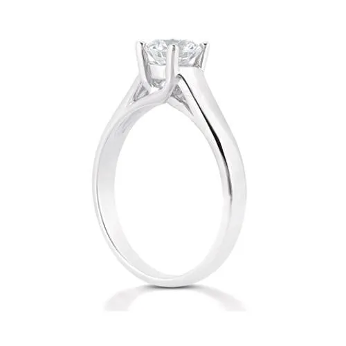 Natural Earth Mined Diamond Solitaire 101 Ct Jewelry Engagement Ring GB Rings
