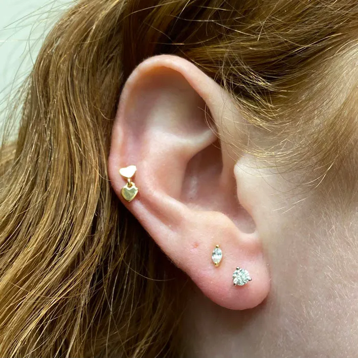 Earrings 14K White Gold Diamond Stud Earrings 32 Carats vendorunknown