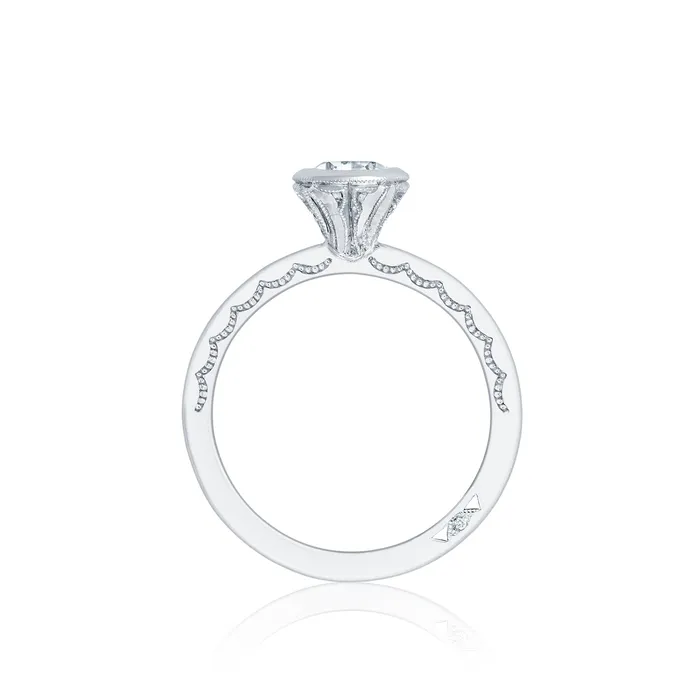 Tacori 18k White Gold Starlit Pear Diamond Engagement Ring Setting 001 CTW International Diamond Center Rings Tacori 18k White Gold Starlit Pear Diamond Engagement Ring Setting 001 CTW International Diamond Center Rings