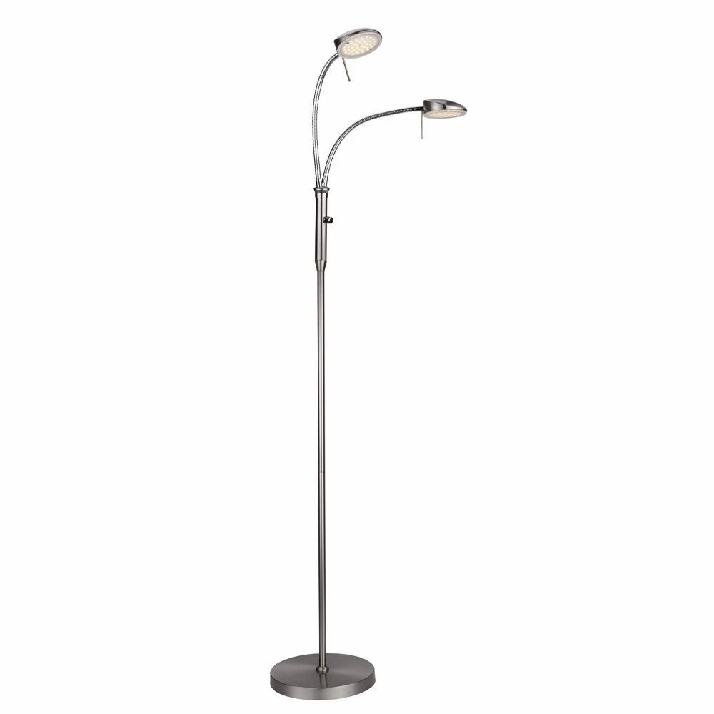 Vegas 2 Floor Lamp Brushed Steel  |   Floor lamps Floor lamps Floor lamps